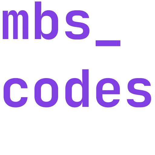 mbs_ codes